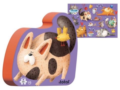 Total Gift Puzzle Cute Cat 49τμχ XL2280 Total Gift Puzzle Cute Cat 49τμχ XL2280