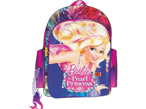 GIM Τσάντα Δημοτικού Οβάλ  Barbie The Pearl Princess Ροζ 49101