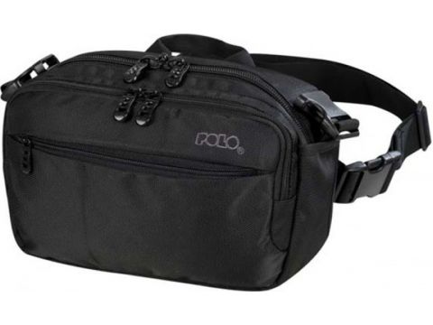 Polo Camera Τσαντάκι Μέσης Μαύρο 908004-2000