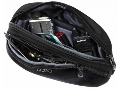Polo Raider Τσαντάκι Μέσης Μαύρο 908016-2000