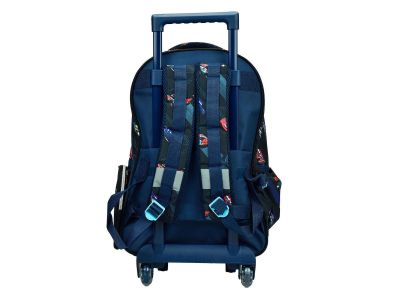 Gim Σχολική Τσάντα Τρόλεϊ Δημοτικού Lightning Mcqueen Μπλε 341-36074