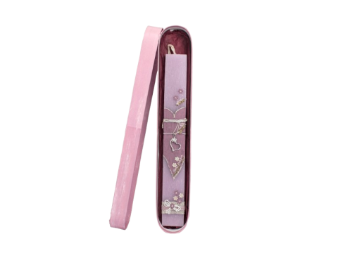 Γέραλης Πασχαλινή Λαμπάδα Πλακέ Ζωγραφιστή Κρεμαστό Καρδιά Λιλά 25115