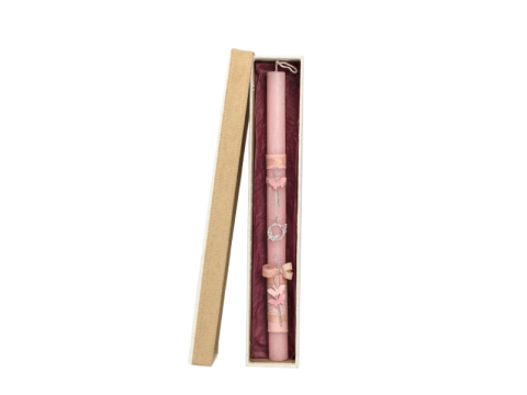 Γέραλης Πασχαλινή Λαμπάδα Κρεμαστό Πεταλούδα Ροζ 25116