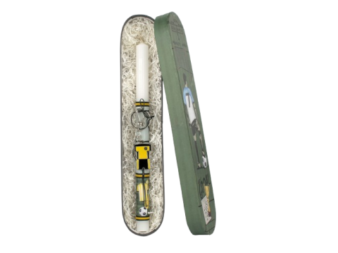 Γέραλης Πασχαλινή Λαμπάδα Μπρελόκ Φανέλα Κίτρινο 23112 Γέραλης Πασχαλινή Λαμπάδα Μπρελόκ Φανέλα Κίτρινο 23112