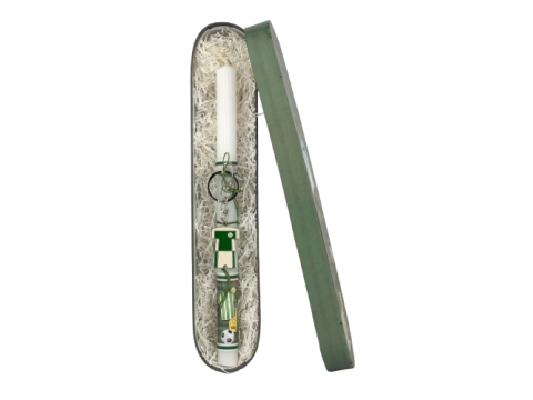 Γέραλης Πασχαλινή Λαμπάδα Μπρελόκ Φανέλα Πράσινο 23112