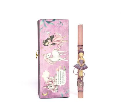 Γέραλης Πασχαλινή Λαμπάδα Μουσικό Κουτί Πριγκίπισσα Λιλά 24150