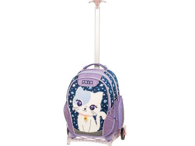 Polo Reel Space Σχολική Τσάντα Τρόλεϊ Δημοτικού Μωβ 2025 901054-8348