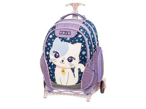 Polo Reel Space Σχολική Τσάντα Τρόλεϊ Δημοτικού Μωβ 2025 901054-8348