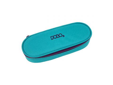 Polo Κασετίνα Οβάλ Pencil Case Box 2025 Πετρόλ 937003-5847