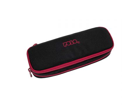 Polo Κασετίνα Οβάλ Pencil Case Box 2025 Μαύρη 937004-2033