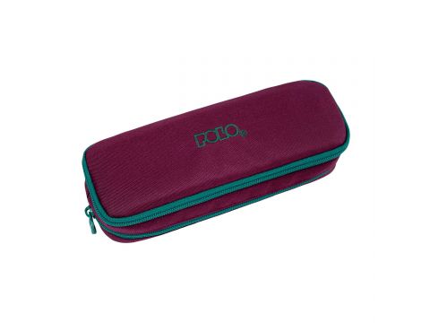 Polo Κασετίνα Οβάλ Pencil Case Duo Box 2025 Μπορντό 937004-3364