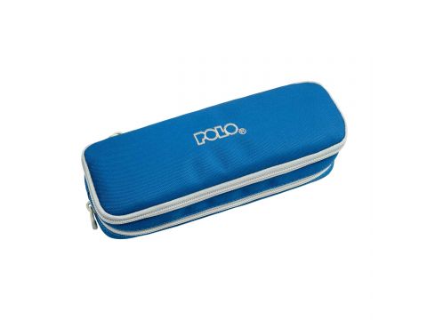 Polo Κασετίνα Οβάλ Pencil Case Duo Box 2025 Μπλε Ραφ 937004-5523 Polo Κασετίνα Οβάλ Pencil Case Duo Box 2025 Μπλε Ραφ 937004-5523