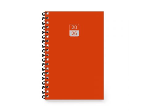 Innostat Ημερολόγιο Ημερήσιο 2026 Σπιράλ Pop 17x24cm Πορτοκαλί 001250
