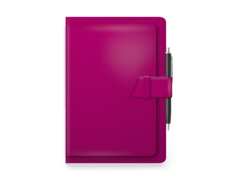 Innostat Ημερολόγιο Ημερήσιο 2026 Mobilus Θήκη / Κινητό / Στυλό 14x21cm Φούξια 105657