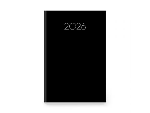 Innostat Ημερολόγιο Ημερήσιο 2026 Simple 17x24cm Μαύρο 355765