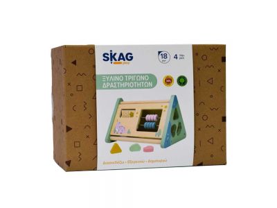 Skag Ξύλινο Τρίγωνο Δραστηριοτήτων 18m+ 302067
