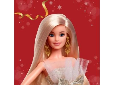 Mattel barbie holiday 2025 - ξανθιά signature κούκλα JBH95