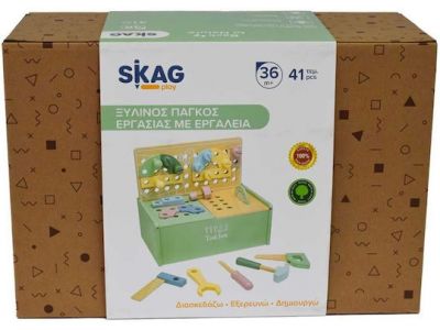 Skag Ξύλινος Πάγκος Εργασίας Εργαλεία 41τεμ 36m+ 302135