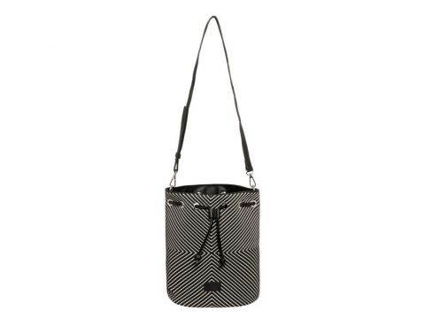 Polo Γυναικείο Πουγκί Ώμου Seya Μαύρο 907105-8485